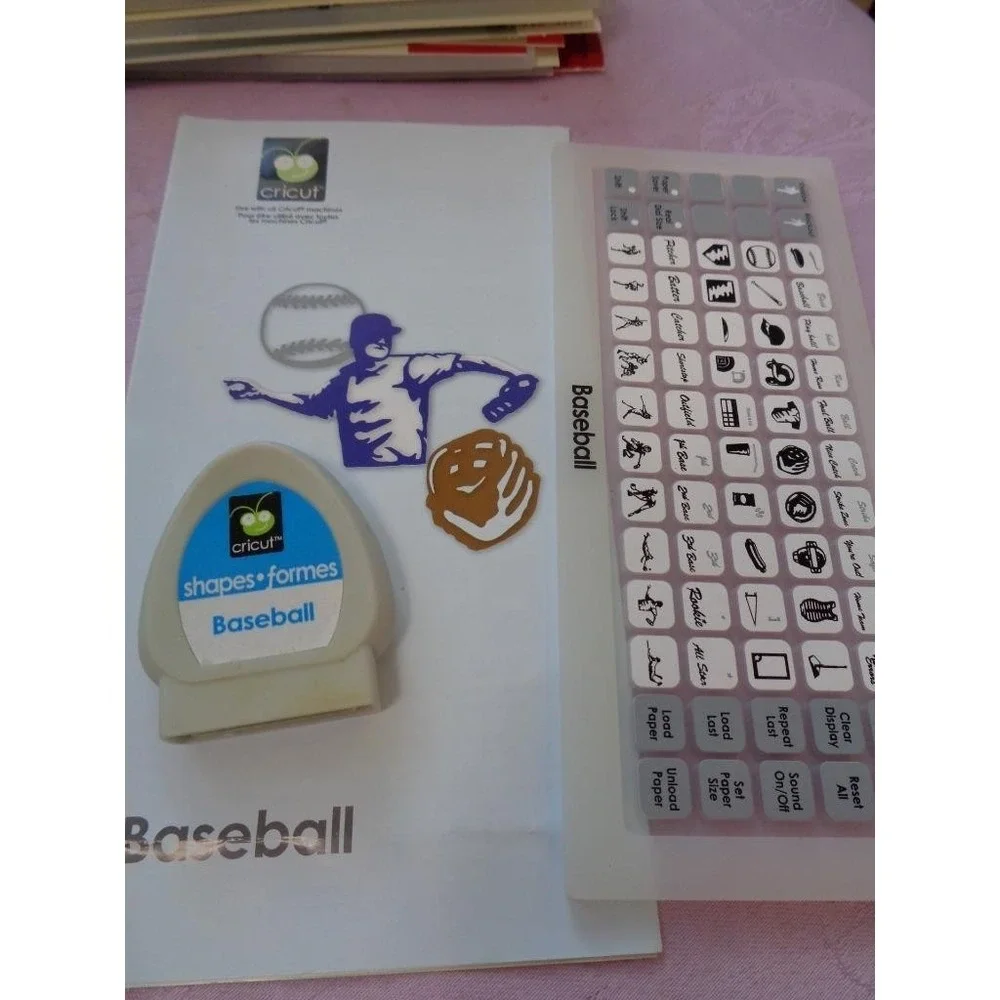Cricut Die Cut Cartridge BASEBALL Scrapbooking